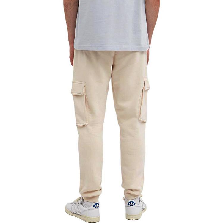 Adidas Originals Casual Pants Men's White Moderate Straight Fit Pants HE6991
