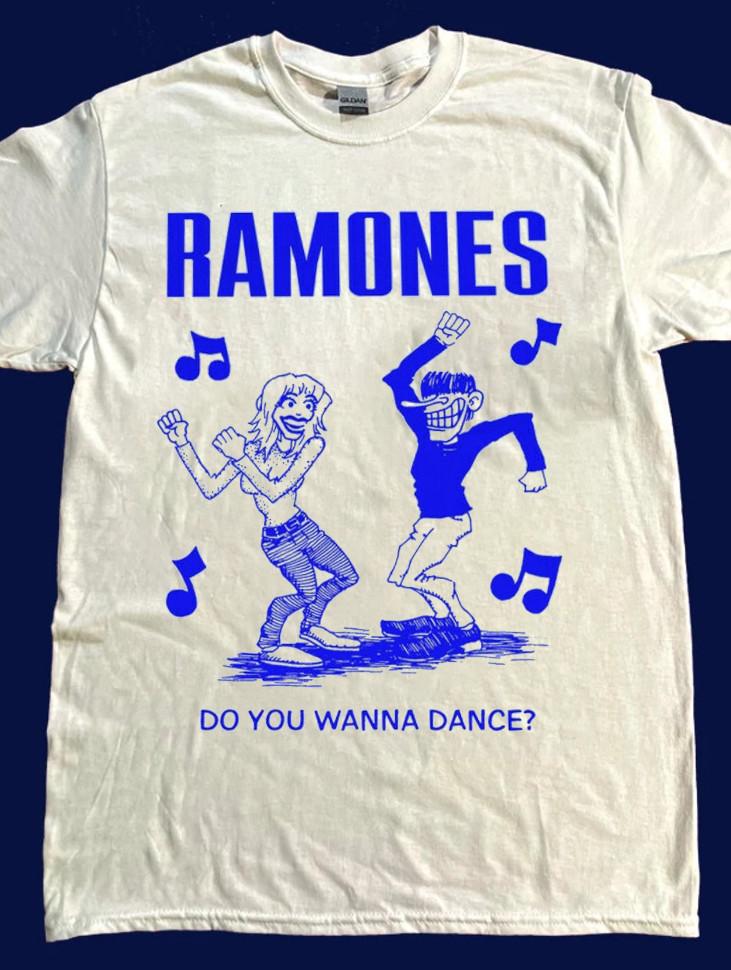 Ramones Do You Wanna Dance Унисекс Футболка для Мужчин Женщин S