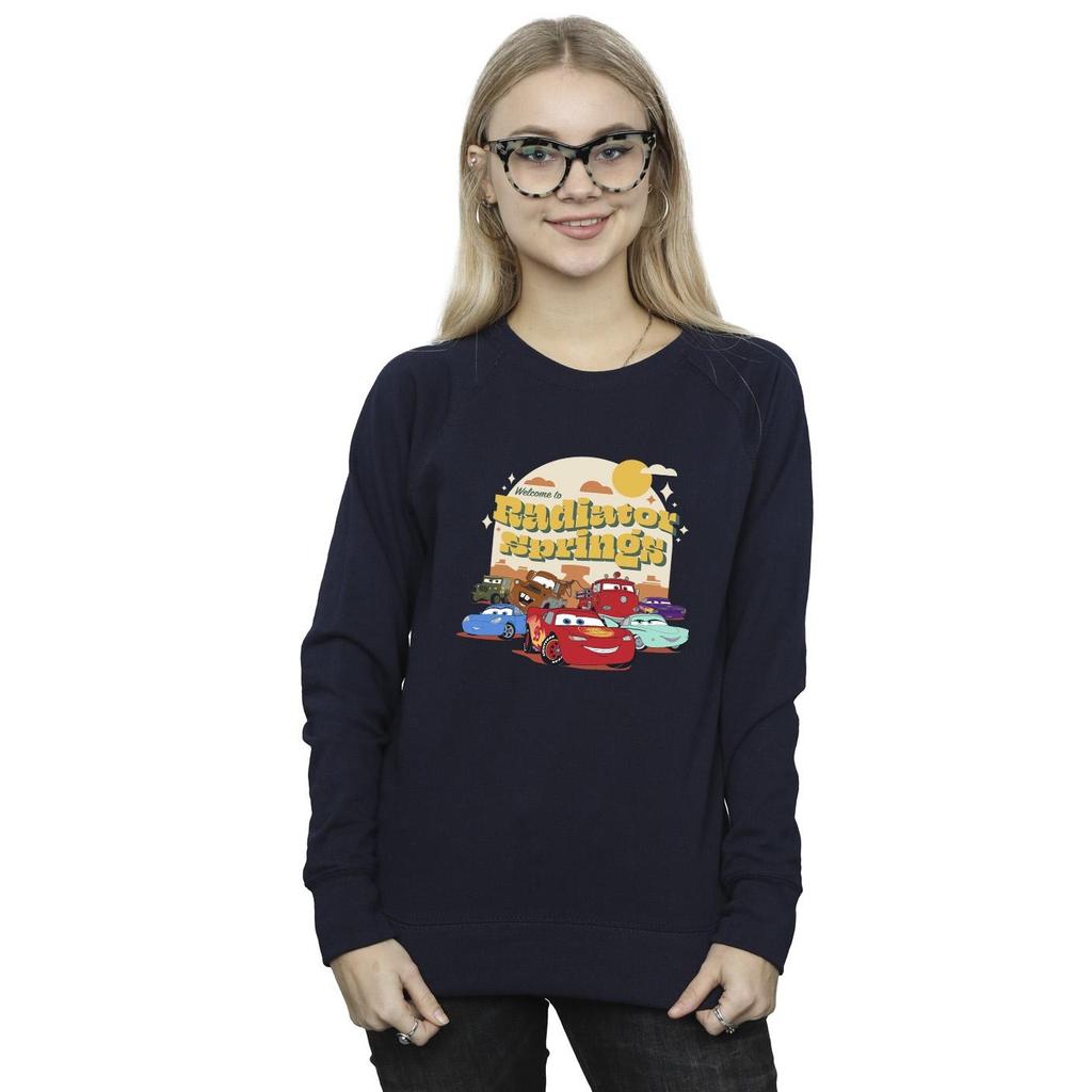 Disney Womens/Ladies Cars Radiator Springs Group Sweatshirt