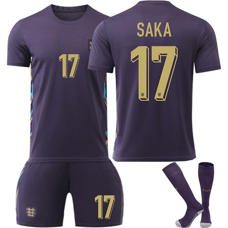 England Auswärtstrikot Nr. 9 10 7 Europapokal Fußballtrikot Erwachsene Kinder Atmungsaktiv Schnelltrocknend Set