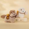 Cute horse mascot Dunhuang ingot pony doll keychain plush toy children's doll pendant