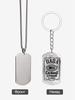 A Gift for Dad—The World's Best Dad (Stainless Steel Keychain Pendant)