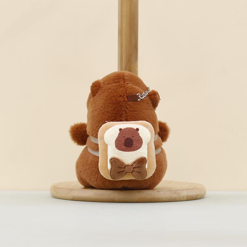 Capybara Pendant Plush Animal Keychain Bag Decoration Cute Doll Gift Holiday