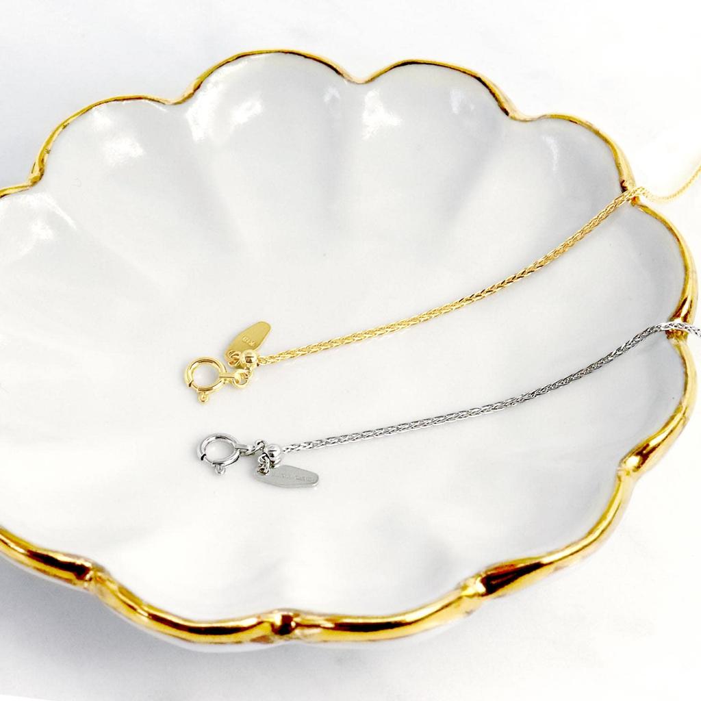 Bracelet Chain for Platinum Spiga Maximum Adjustable [Lara Christie] Women, PT850, Cut, 18cm, Length, lb97-0011-pt