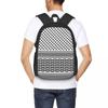 Sac à dos étudiant Keffieh palestinien Sac d'école Sac à dos de randonnée et de voyage pour hommes et femmes Sac à livres Mode Sacs à bandoulière