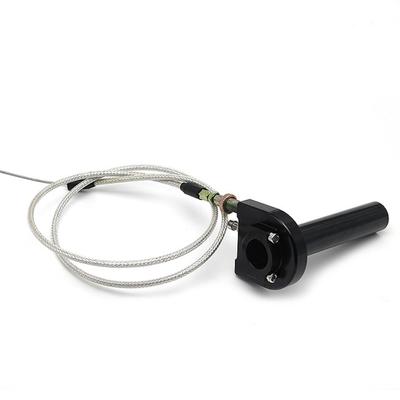 CNC Aluminum Throttle Turn Grip Quick Twister + Cable Fit for  Motorcycle 22mm Handbar Motorcycle,Scooter, ATV ,UTV 50-125cc