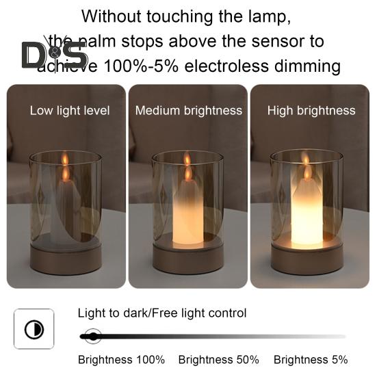 LED Nattlampa med Gestkontroll Mjukt Sken Flimmerfri Rörelsesensorteknik Sänglampa Simulering Ljus Dekoration
