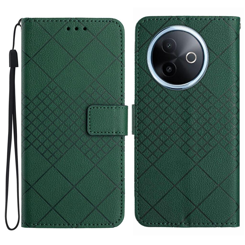 For vivo Y39 5G Phone Case Wallet Imprint PU Leather Flip Folio Cover