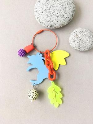 SATTCHI LOVELY CAT BAG CHARM Unique Cat Bag Charm Keychain