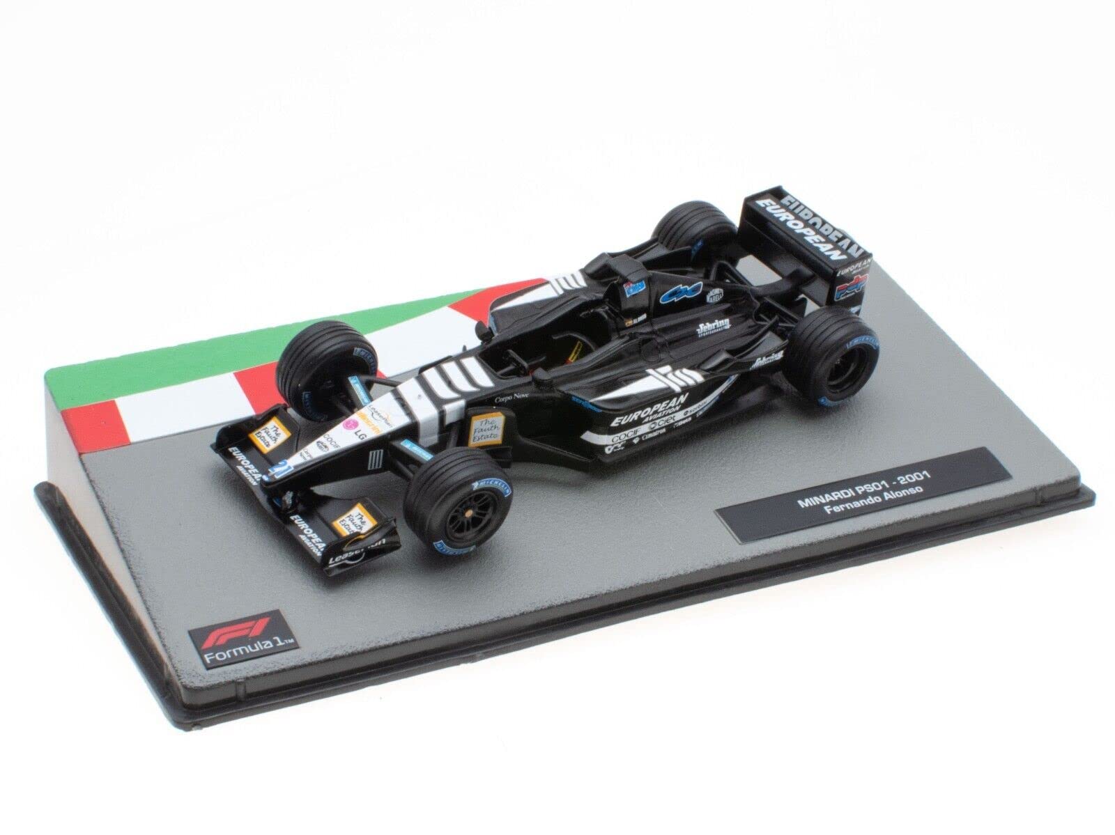 

масштабная модель болида Minardi PS01 F1 с Фернандо Алонсо 2001 года 1/43