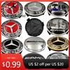 Car Sticker 4PCS75MM Car Hub Center Cover for Mercedes Benz AMG W203 W206 W220 W205 W211 Car Wheel Center Hub Caps Benz Emblem T