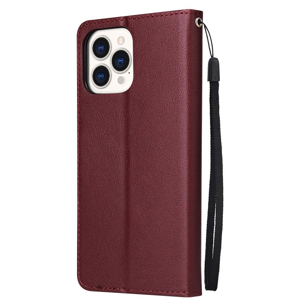 Leather Flip Case for iPhone 14Pro/16ProMax with Card Slots