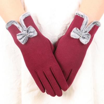 Warm Gloves for Women In Autumn and Winter Outdoor Cycling  Cute Cold Proof Touch Screen Gloves for Women