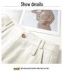 Old Money Style Linen Wide-Leg Pants: Women's Casual Elastic Waist Straight-Leg (Spring 2026)