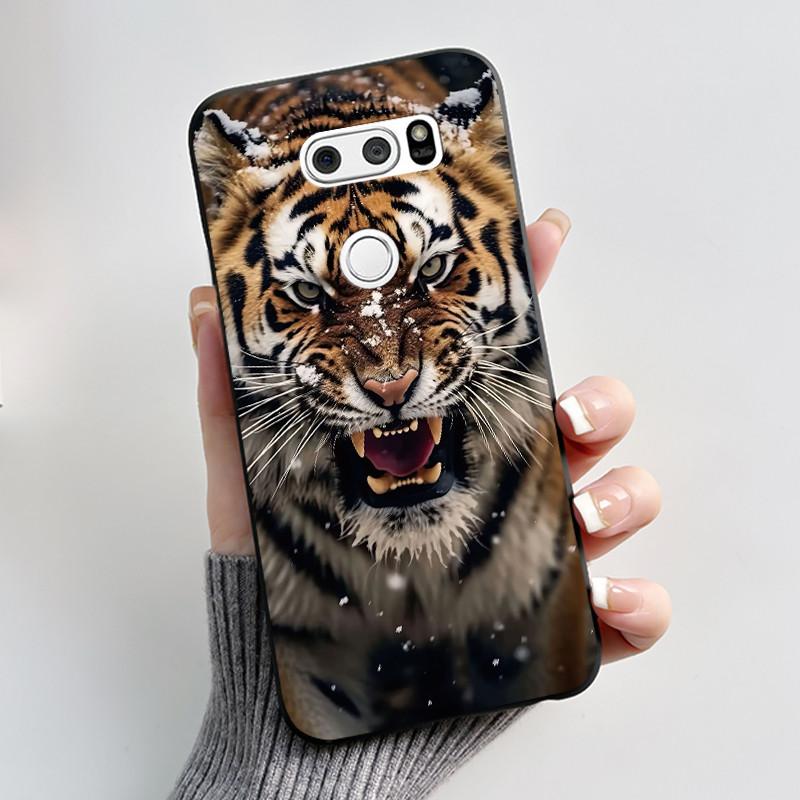 Casing For LG V30 V30+ V30S V30S+ V35 V35+ ThinQ Slim Soft Black Silicon Case Aesthetic Luxury Cute Cool Boys Girls Back Cover