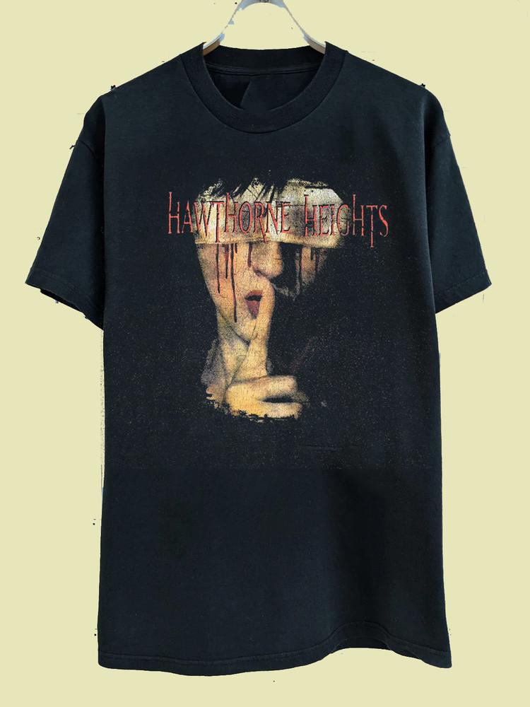 Hawthorne Heights Music Lovers Black T Shirt Full Size S-5XL Unisex T-Shirt S