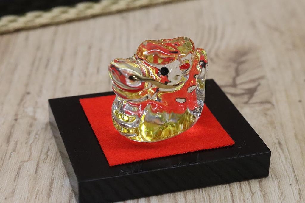 Yakushigama Yearly Zodiac Figurine Set Auspicious Crystal Zodiac Ornament Set -