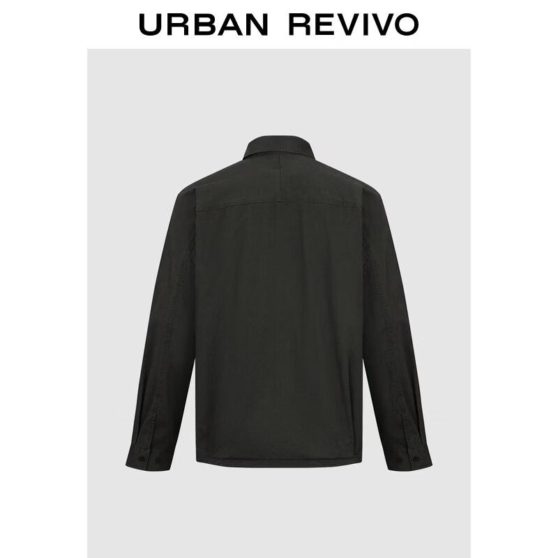UR Herren Mode Hemd mit Knopfleiste und Revers