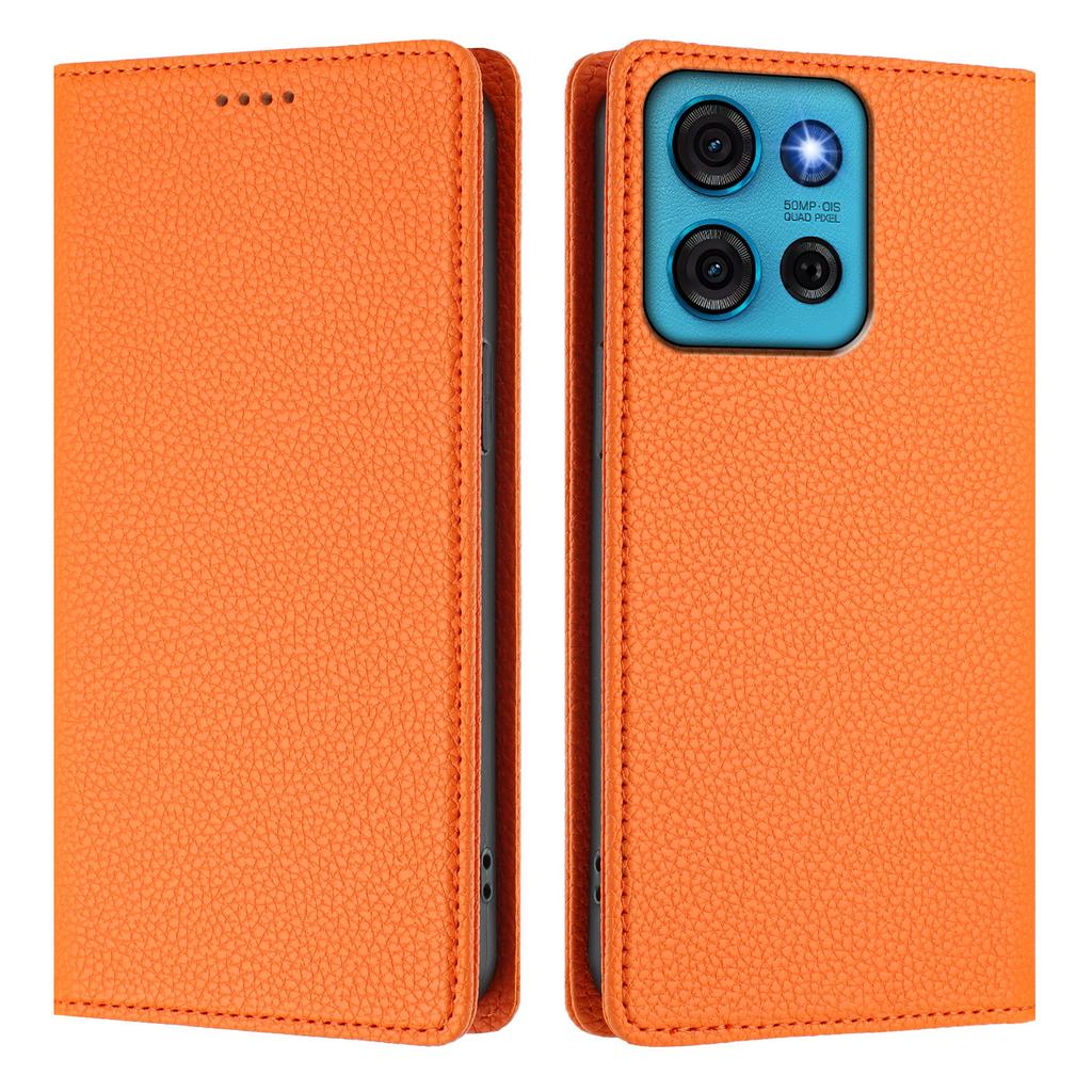 For Motorola Moto G75 5G Wallet Case RFID Blocking Litchi Texture Leather Mobile Cover