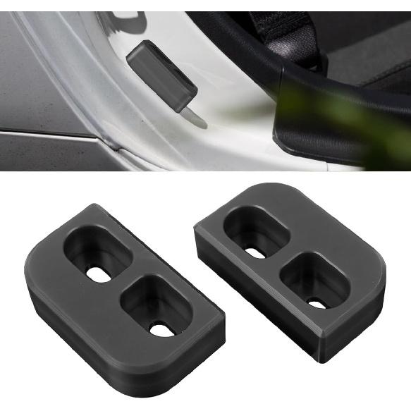 Canitu 2Pcs Red Door Lining Bushings Replacement,CNC Machined Door Bushing Kit Door Lining Bushings & Handling Replace Improves Stiffness for Mazda