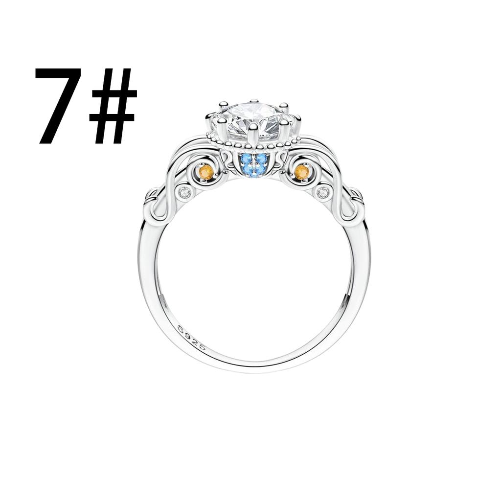 Sweet 925 Silver Car Charms Bicycle Pumpkin Carriage Ring Beads Pendant Fit Bracelet Necklace DIY Jewelry Gift