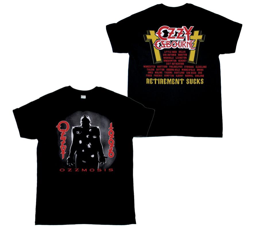 OZZY OSBOURNE OZZMOSIS TOUR 1996 BLACK TSHIRT Unisex T-Shirt XL