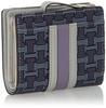 Bifold Wallet Feria Purse [Lanvin Collection] 65-6513 Navy/Gray