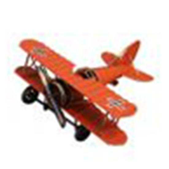 Vintage Eisenkunst Klassisches Kampfflugzeug Modellflugzeug Schreibtischornament Dekoration