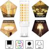 10 ks stmívatelná LED žárovka G9 6W AC220V bez blikání 88×SMD2835 690LM G9 kapslová lampa pro lustrNáhrada 70W halogenové