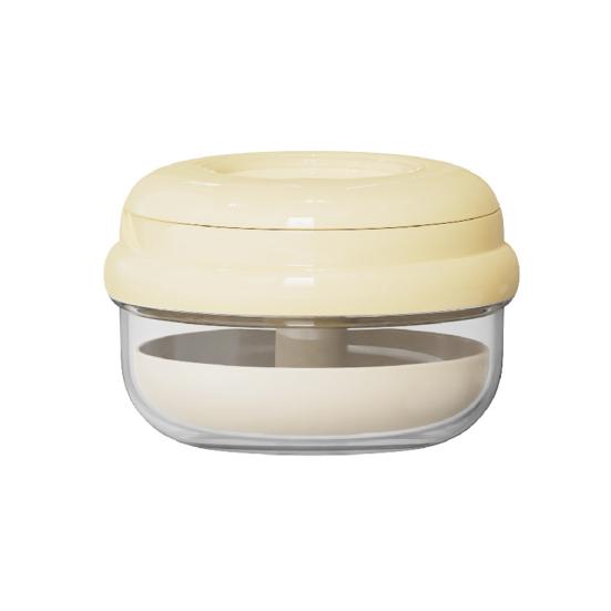 

Travel Retainer Case Denture Bath Box with Strainer Basket Portable Orthodontic Retainer Case with Mirror for Braces Dentures Cleaning Soaking Storage