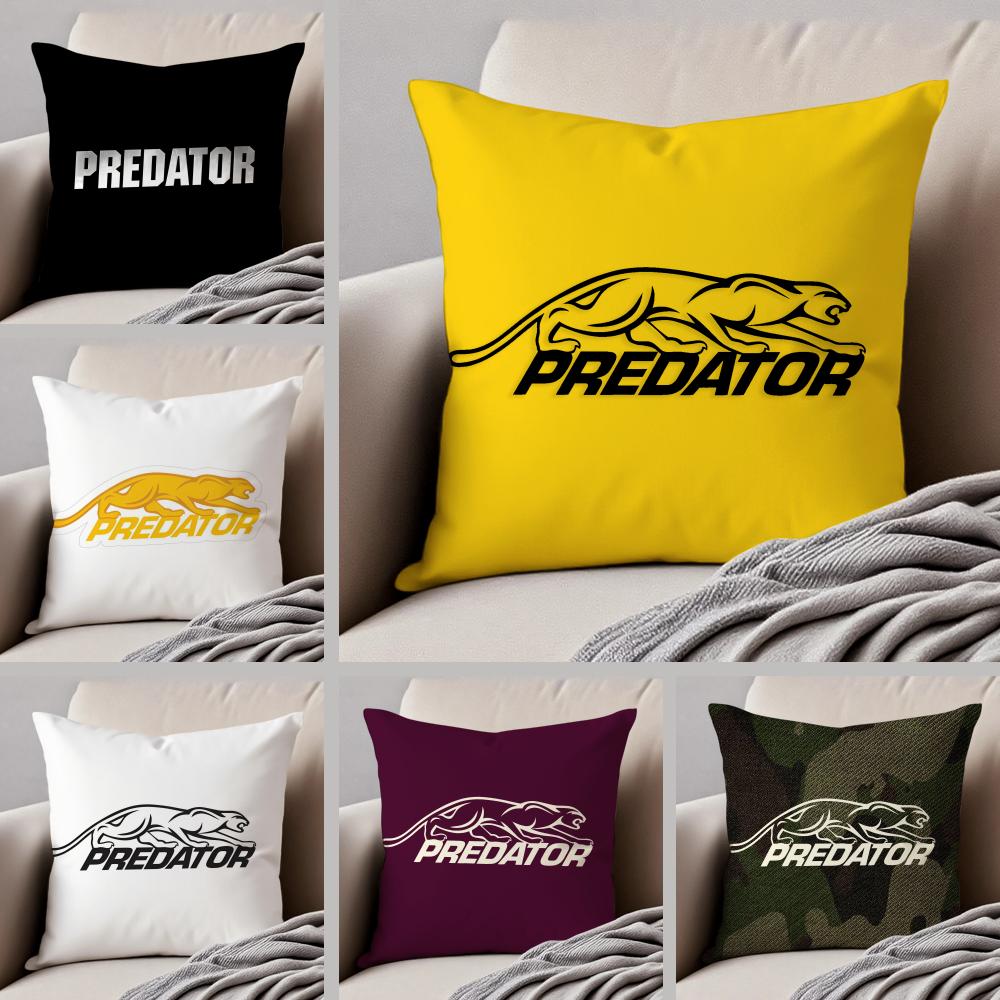 Cool PPredator Cushion Cover Throw Pillow Cover Hidden Button Durable Polyester Chair Cushion