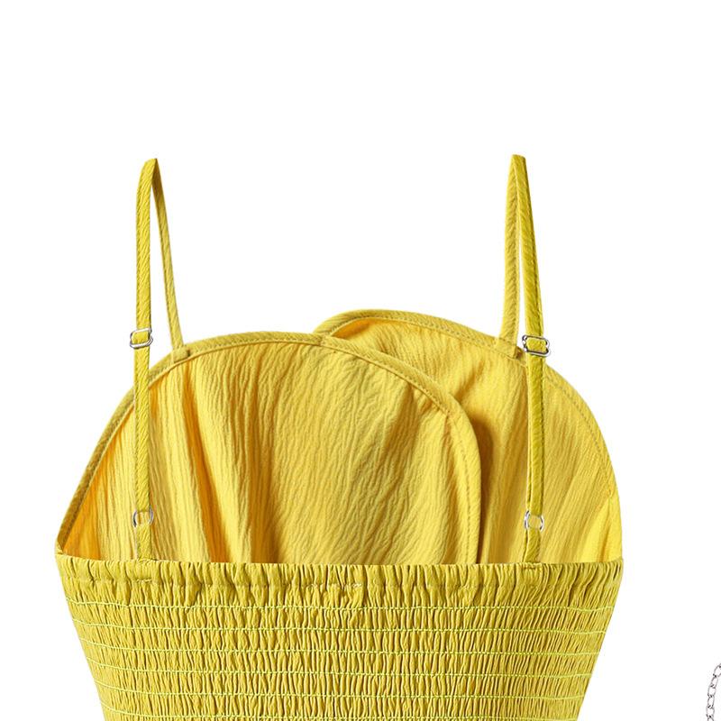 Girls' Fashionable Dress 2025 Summer Sweet Strappy Princess Dress for Children