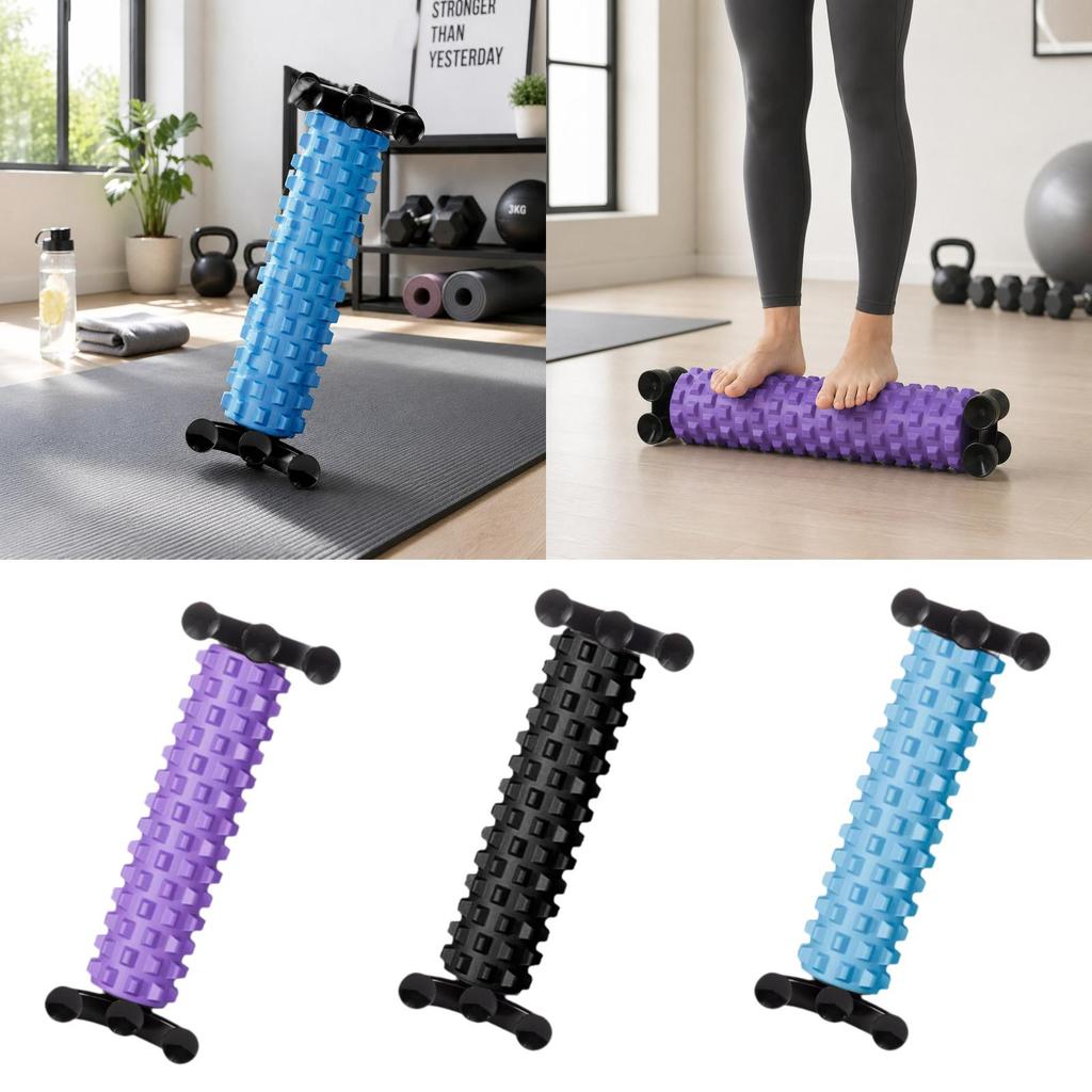 And Stable Foam Massage Roller with Suction Cups for Home Gym, Ideal Full Body Muscle