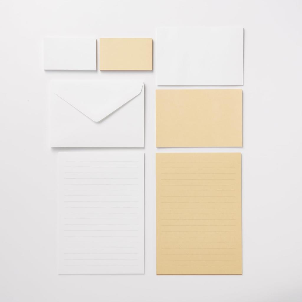MUJI Bamboo Paper Letter 210 x 15 NEH06A1S Paper, Kraft, A5, Approx. 148mm, Sheets,