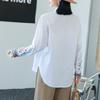 2023 Autumn Zen-Style Embroidered Loose Mid-Length Shirt
