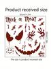 1pc Halloween Toilet Seat Cover Sticker, Fun Self-Adhesive Toilet Sticker, Creative Plastic Toilet Decoration Sticker, Bathroom