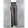 Export Single Autumn New Versatile Fashion Stripes Loose Slim Looking Casual Pants Women's High Waist Loose Pants Elegant Pants