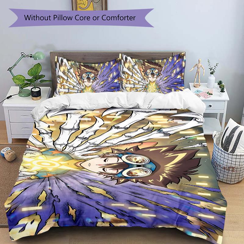 3Pcs Powerful Breakthrough Moment Bedding Set Soft Fabric Duvet Cover Pillowcases Home Xmas Halloween Gift 1 Duvet Cover 2 Pillowcase S1179