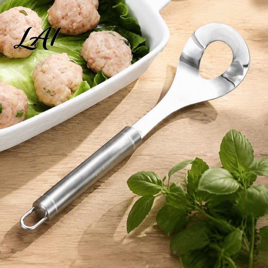 Meatball Maker Tool Stainless Steel Maker Manual Press with Forming Spoon & Serving Mold Scoop for Portioning Minced Beef Pork And Poultry