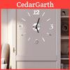 Premium Quality Diy Analog 3d Mirror Surface Large Number Wall Clock Sticker For Home Office Decor