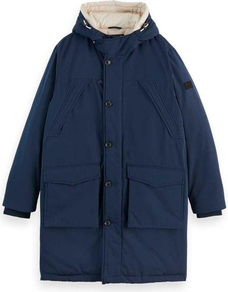 Scotch & Soda Heritage Water Repellent Winter Jacket (178606) синий