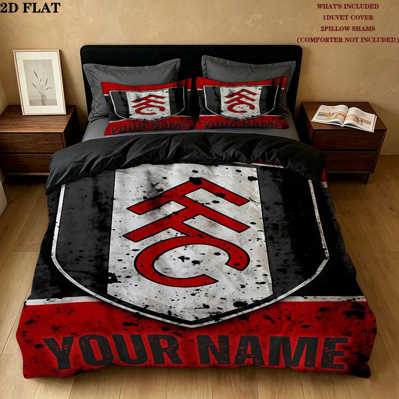 Custom Fulham Bedding Quilt Set Quilt Cover Pillowcase Home Decoration Birthday Gift (1 * duvet cover + 2 * pillowcase, without core)