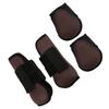4pcs Horse Leg Boots Shock Absorbing Horse Support Boots for Jumping Riding CompetitionSet of Brown