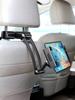 Car Backseat Headrest Mount – Adjustable Telescopic Tablet Holder, 360° Rotatable, Universal for Phones & Tablets