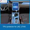 TPU Protective Film For JAC J7/A5 - Car Interior Center Console Transparent  Anti-scratch Repair Film Accessories