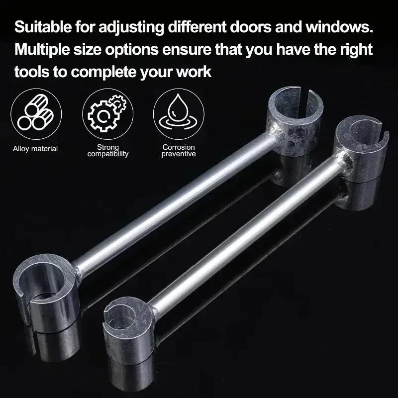 Double Head Door Hinge Repair Spanner Adjusting Door Hinge Gap Wrench Hinges Repair Wrenches Hand Tools Spanners For Round Bolt