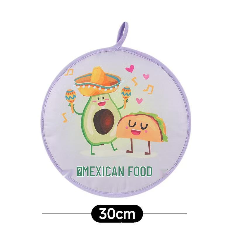 

Cross-Border Corn Tortilla Insulated Microwave Lunch Bag - Food Grade, Round Pancake Heat-Resistant Bento Bag Diameter 30cm x 30cm, 85g