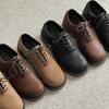 Men Casual Leather Shoes Comfortable Non Slip Walking Footwear for Business Commuting Driving Travel and Daily Wear
