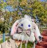 Lolita Butterfly Rabbit Details Student Plush Bag Handheld And Strap Shoulder