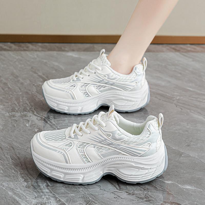 

High-top Shoes, Breathable Soft-soled Shoes, Casual Women s Shoes 35 бежевый
